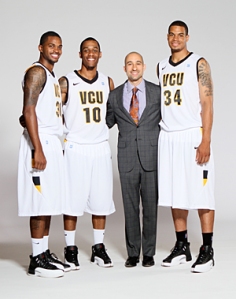 VCU Mens Basketball Team - posed shots